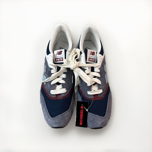 New Balance 997R Mens 12 Blue Suede Shoes Classic Sneakers main image 4